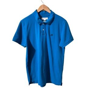 Aeropostale Teal Blue Short Sleeve Polo Men’s Shirt Size Large Casual